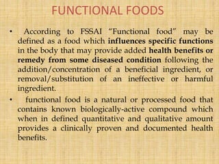 HFUNCTIONAL FOODS | PPTX