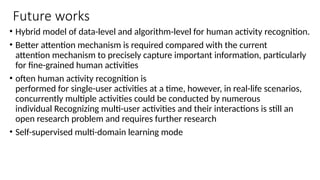 Human activity recognition from sensor data | PPTX