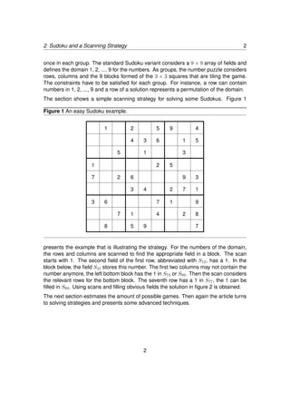 Sudoku Solving with Computational Intelligence | PDF