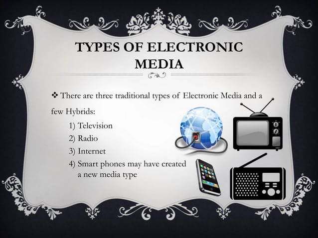Which Of The Following Is An Example Of Digital Media ELECTRONIC MEDIA | PPT