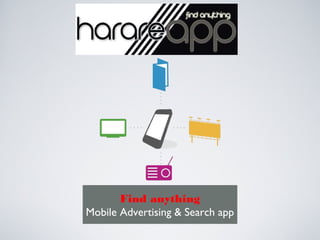 Find anything
Mobile Advertising & Search app
 