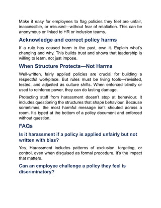 Harassment by Policy - When Workplace Rules Enable Abuse.pdf