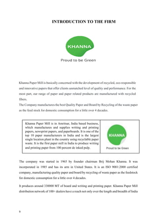 EMPLOYEE SATISFACTION FROM KHANNA PAPER MILLS | PDF