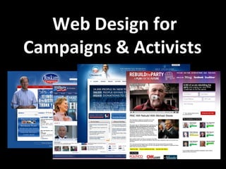 Web Design for Campaigns & Activists   
