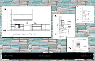 ASID Competition Elevation & Sections Harbor House .
 