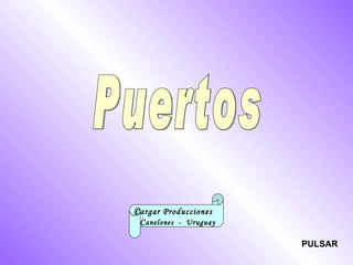 Puertos Cargar Producciones  C anelones  -  Uruguay PULSAR 