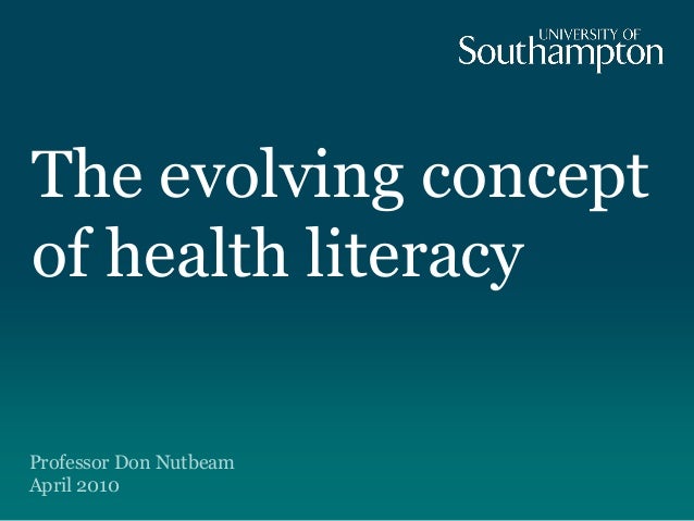 concept analysis of health literacy Read health literacy: a concept/dimensional analysis, nursing & health sciences on deepdyve, the largest online rental service for scholarly research with thousands of academic publications available at your fingertips. concept analysis of health literacy Read health literacy: a concept/dimensional analysis, nursing & health sciences on deepdyve, the largest online rental service for scholarly research with thousands of academic publications available at your fingertips.