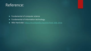 Hard disk project | PPTX