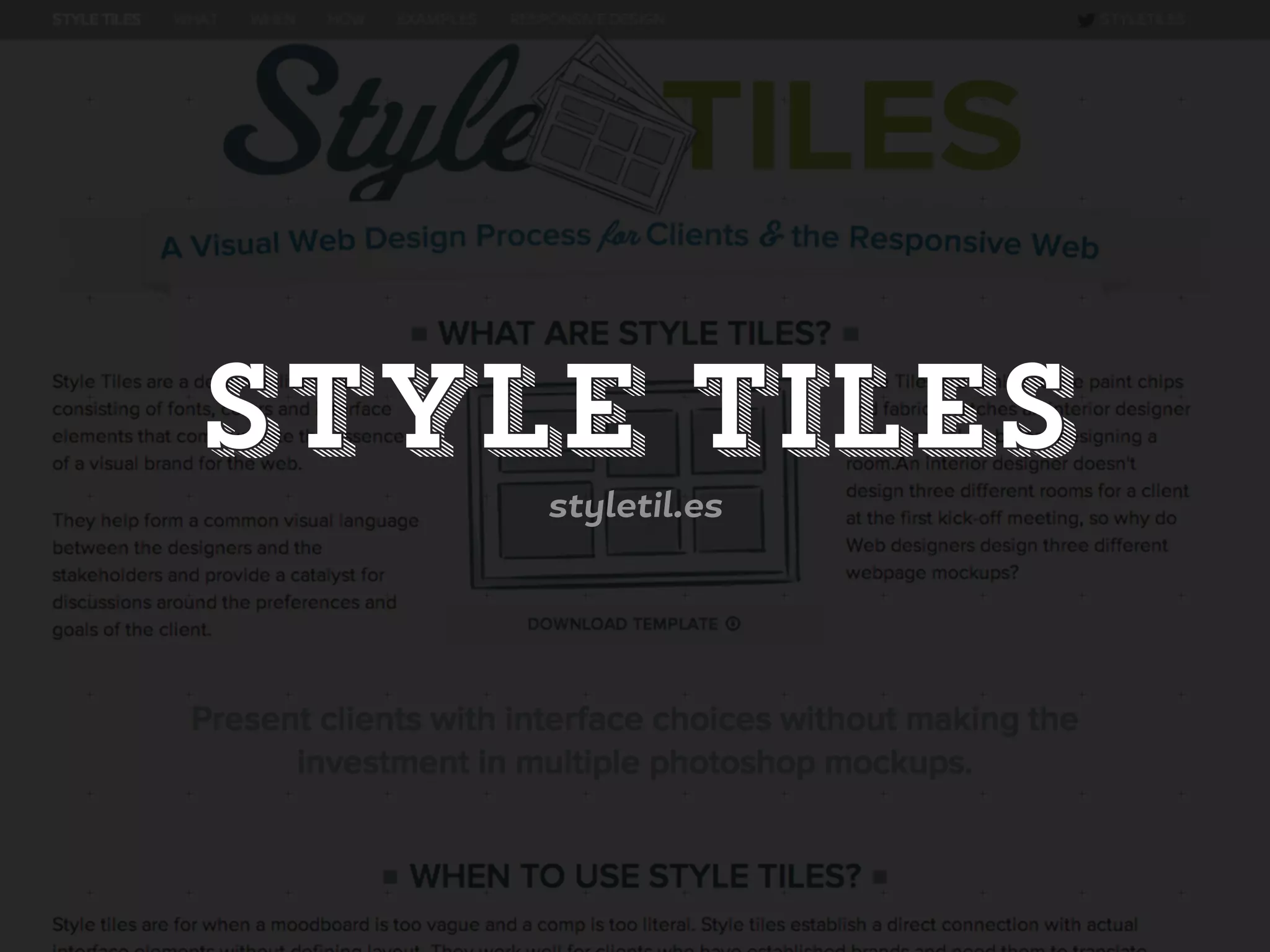Style Tiles
styletil.es
 