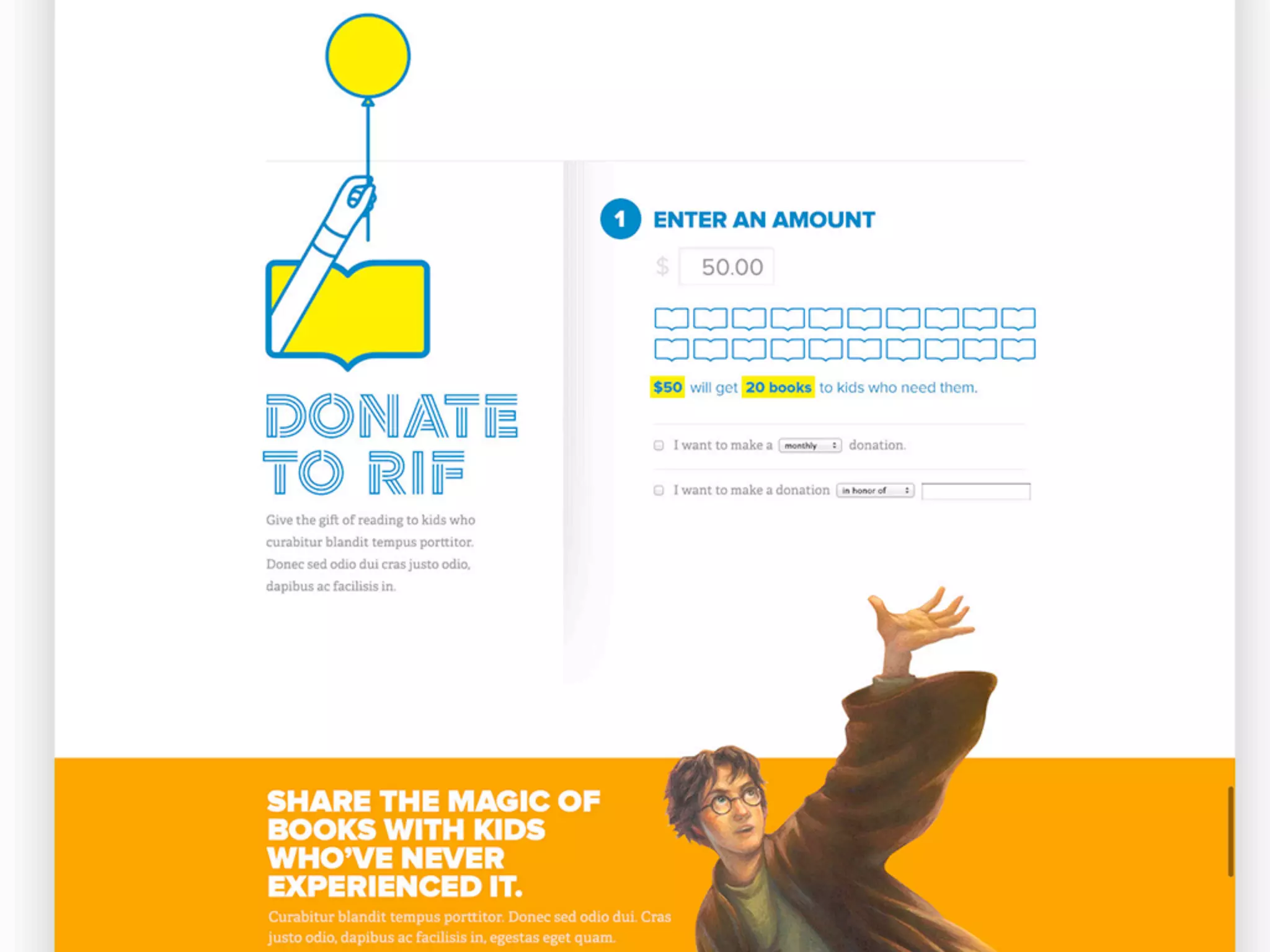 Turn powerful phrases into visual hooks.
 