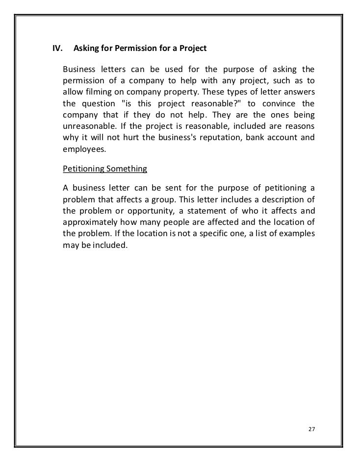 request letter for asking permission