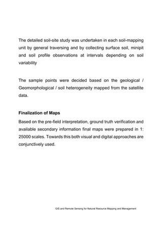 GIS and Remote Sensing | PDF