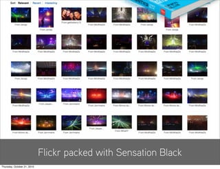 Flickr packed with Sensation Black
Thursday, October 21, 2010
 