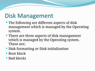 Comprehensive Overview of Hard Disk Architecture and Disk Scheduling ...