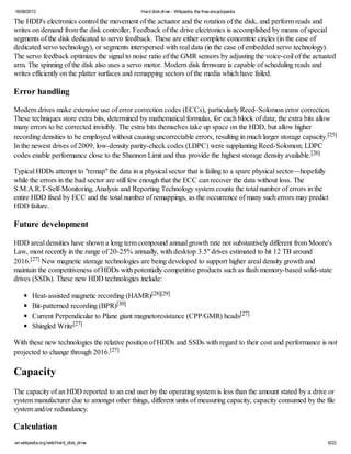 Hard disk drive | PDF