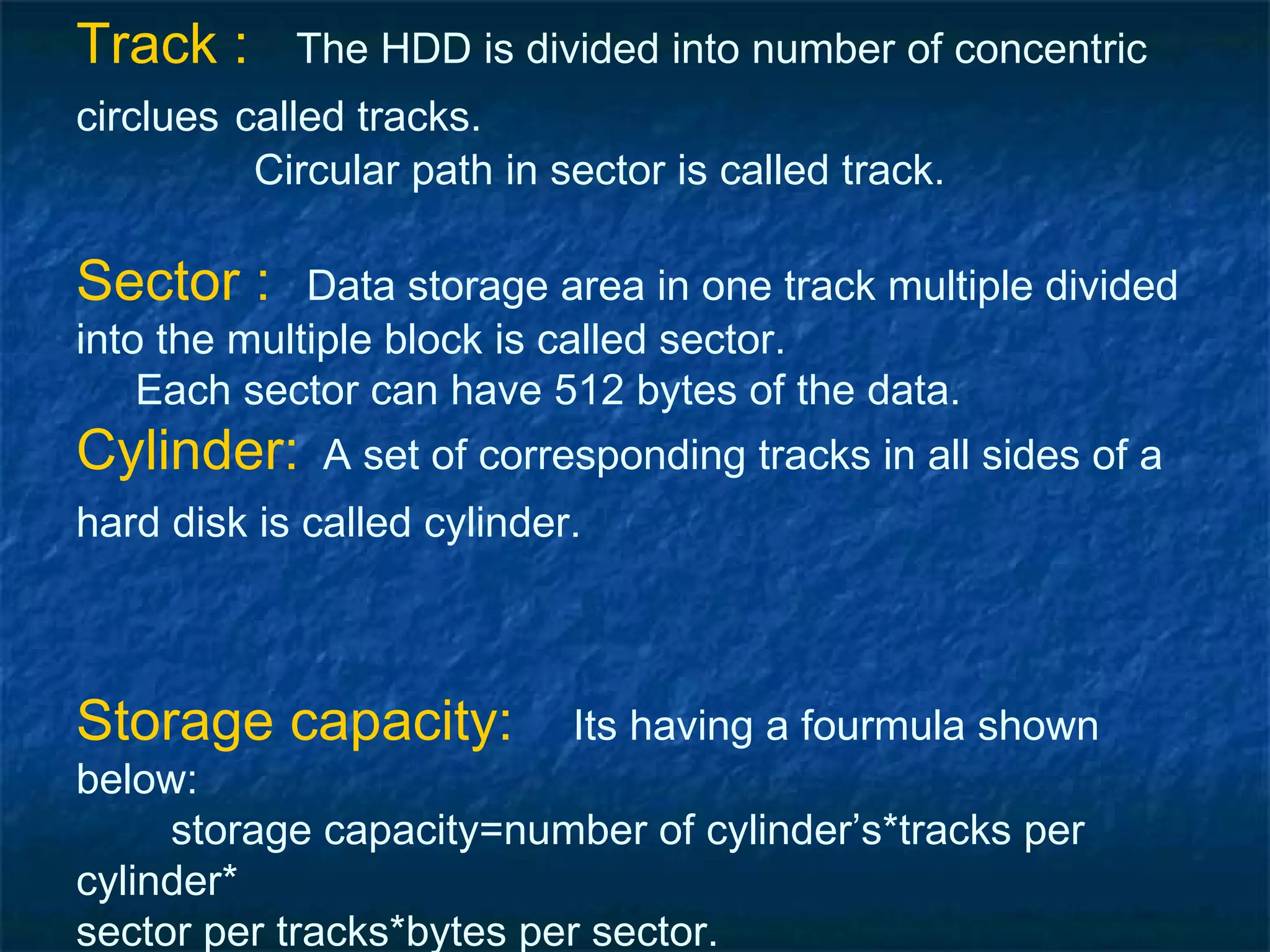 Hard disk PPT | PPT