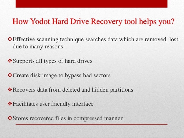 yodot hard drive recovery full version