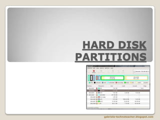 HARD DISK
PARTITIONS

gabriela-technoteacher.blogspot.com

 