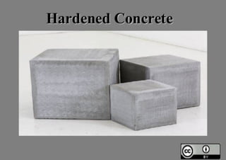 Hardened concrete
