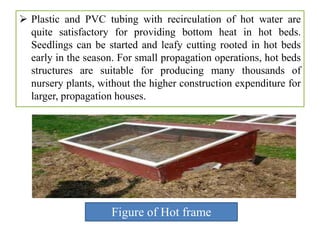 Hardening, packaging &amp; transport of micropropagules and construction of propagation structure