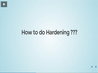 Hardening Routers and Swithches