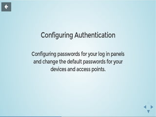 Hardening Routers and Swithches