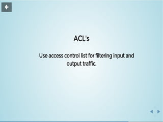 Hardening Routers and Swithches