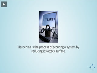 Hardening Routers and Swithches