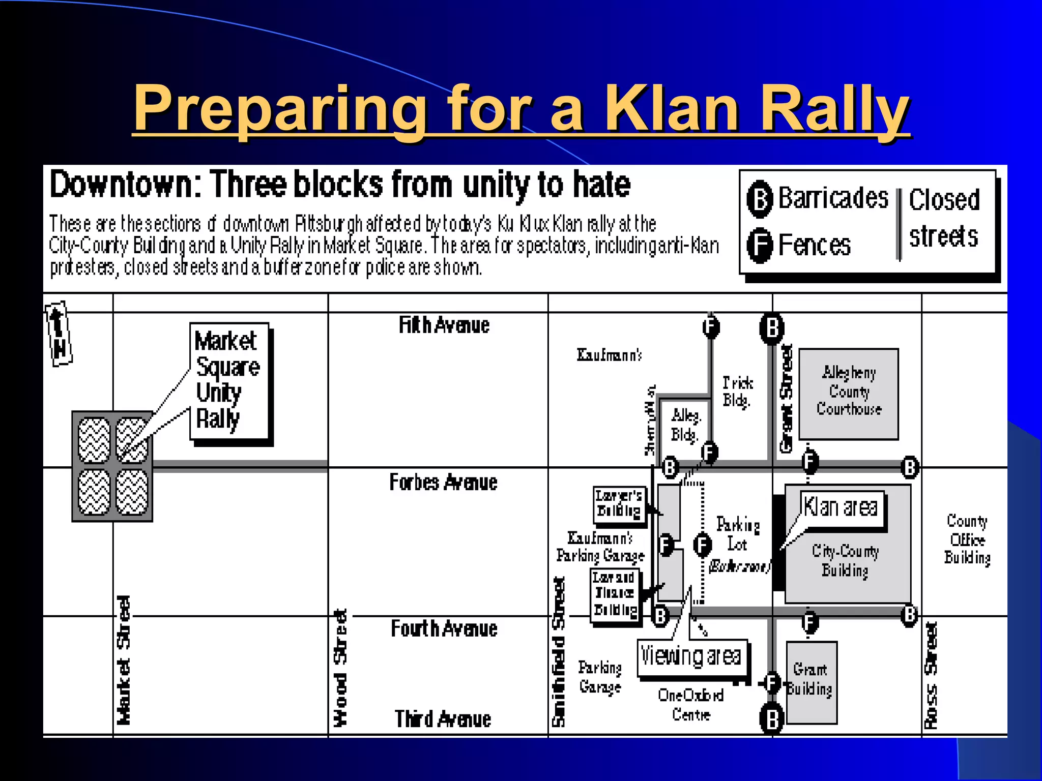 Preparing for a Klan Rally 