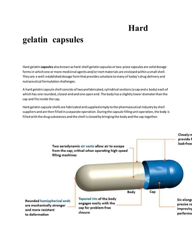 Hard gelatin capsules PDF