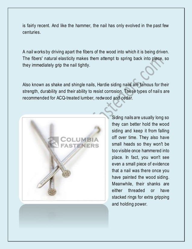 Hardie Siding Nails for Successful Projects