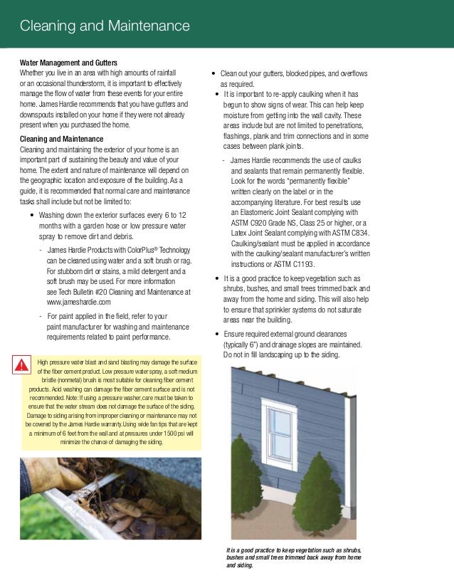 Hardie Zone Care and Maintenance Guide HZ5