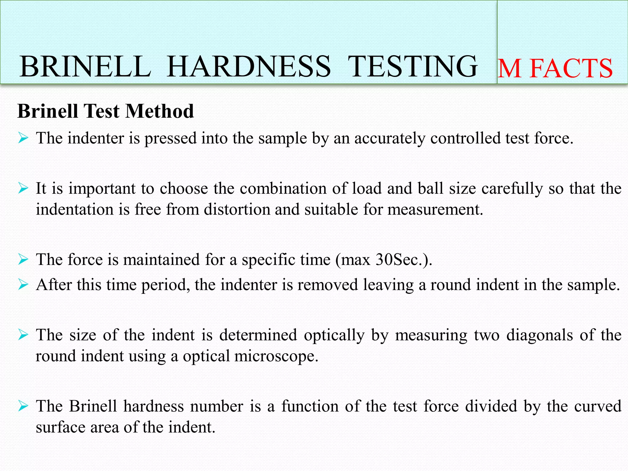 Hardness Testing
