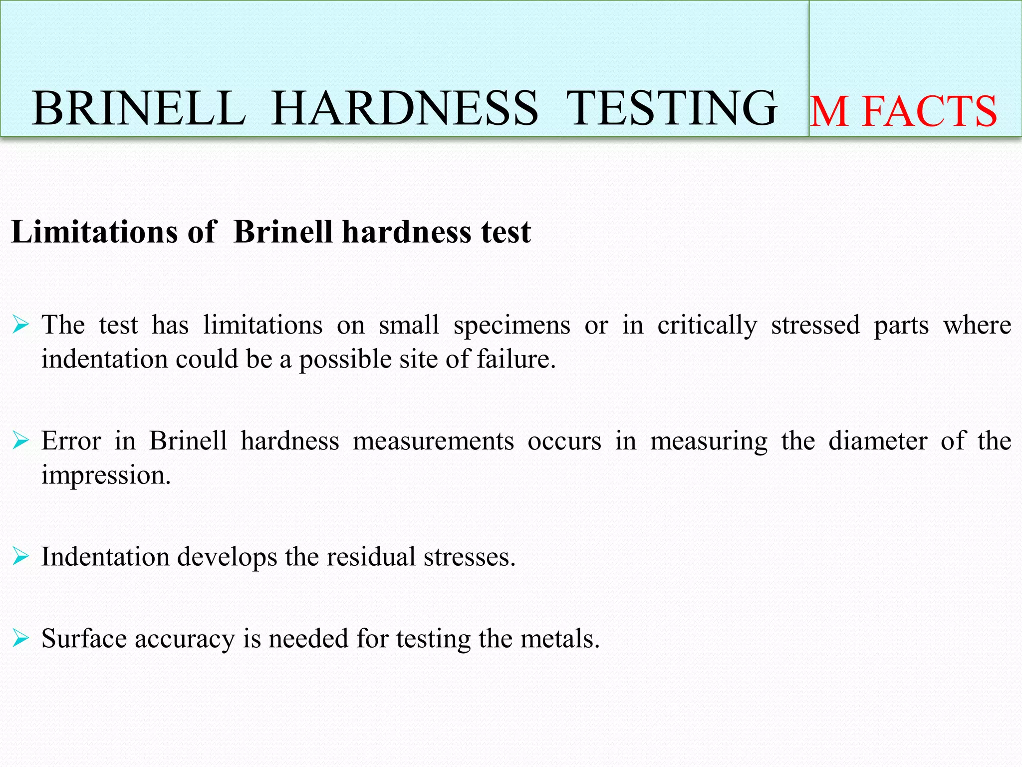 Hardness Testing