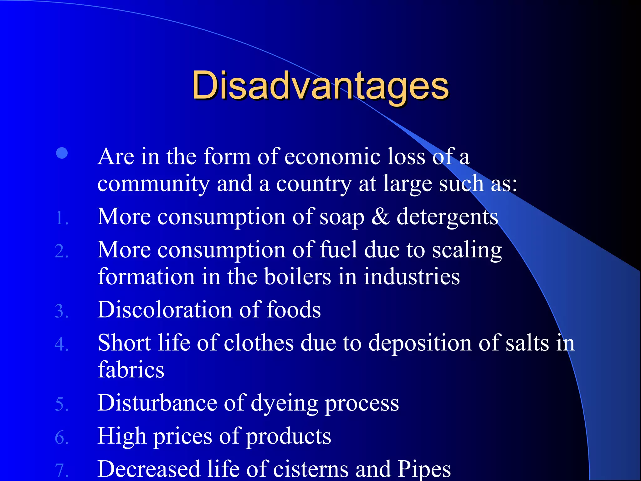 Hardness of water PPT