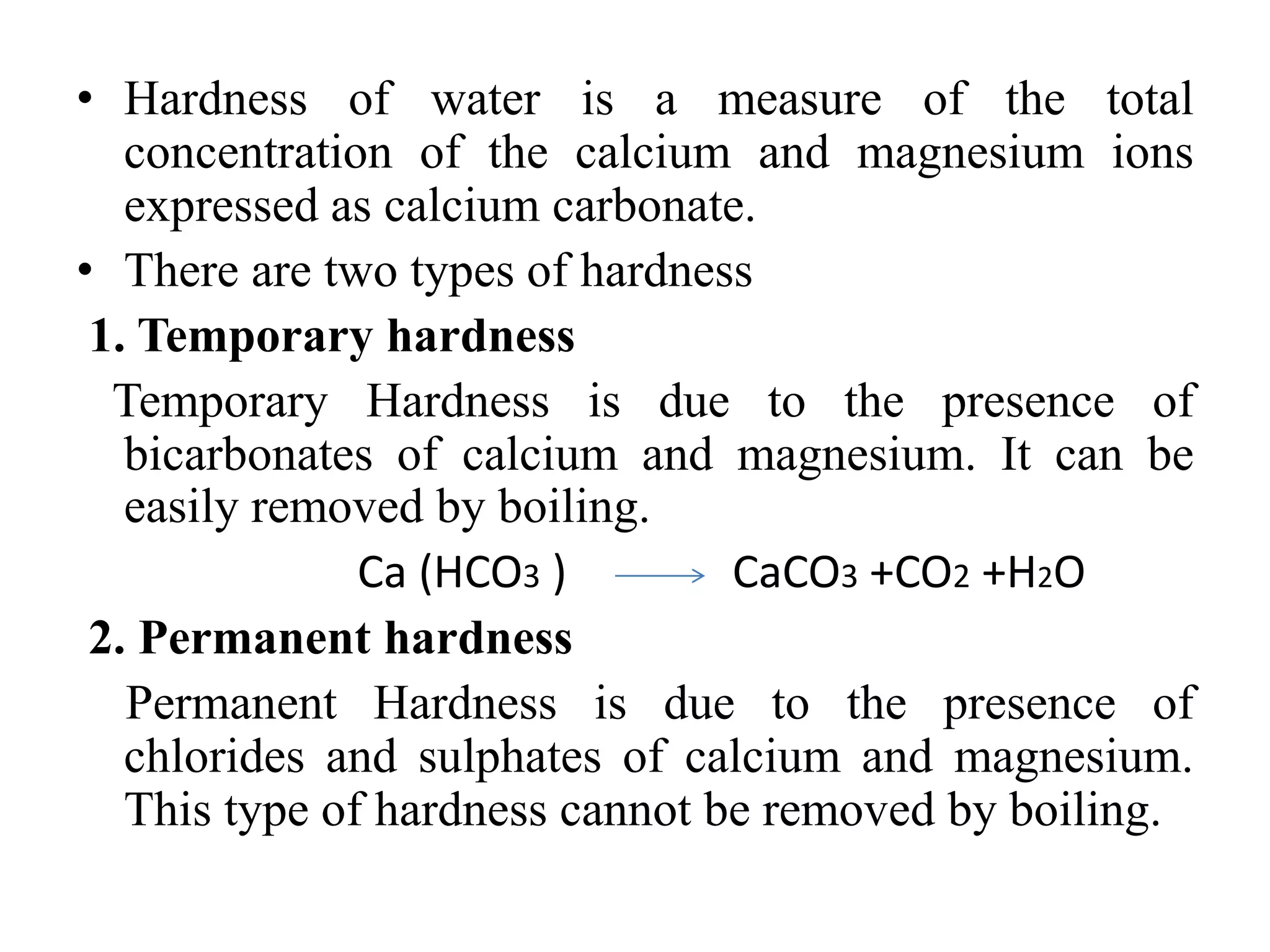 Hardness of water PPT