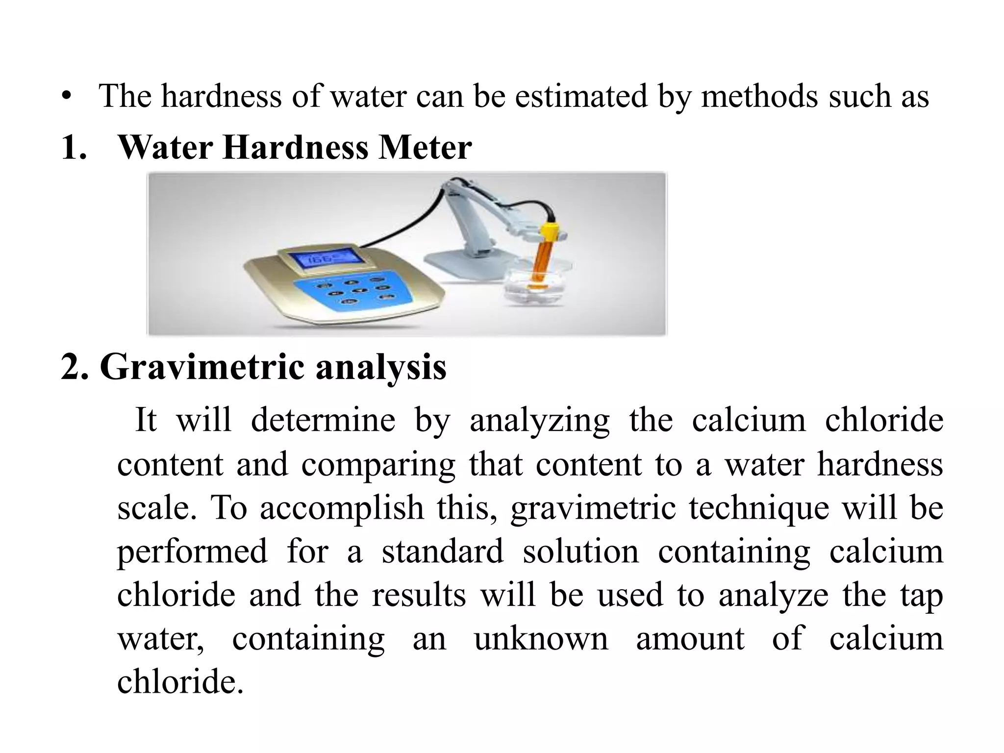 Hardness of water PPT