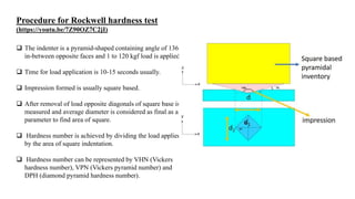 Hardness test | PPTX