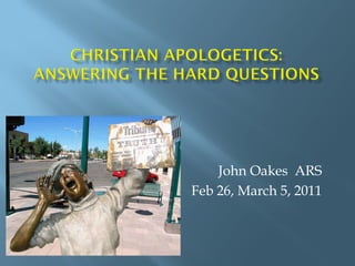 John Oakes ARS
Feb 26, March 5, 2011
 