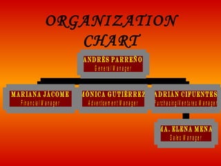ORGANIZATION CHART 
