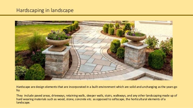 landscape architecture hardscaping elements