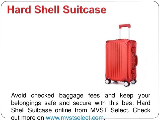 best hard cover suitcase
