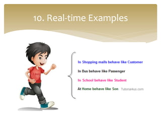 10.	
  Real-­‐time	
  Examples	
  	
  
 