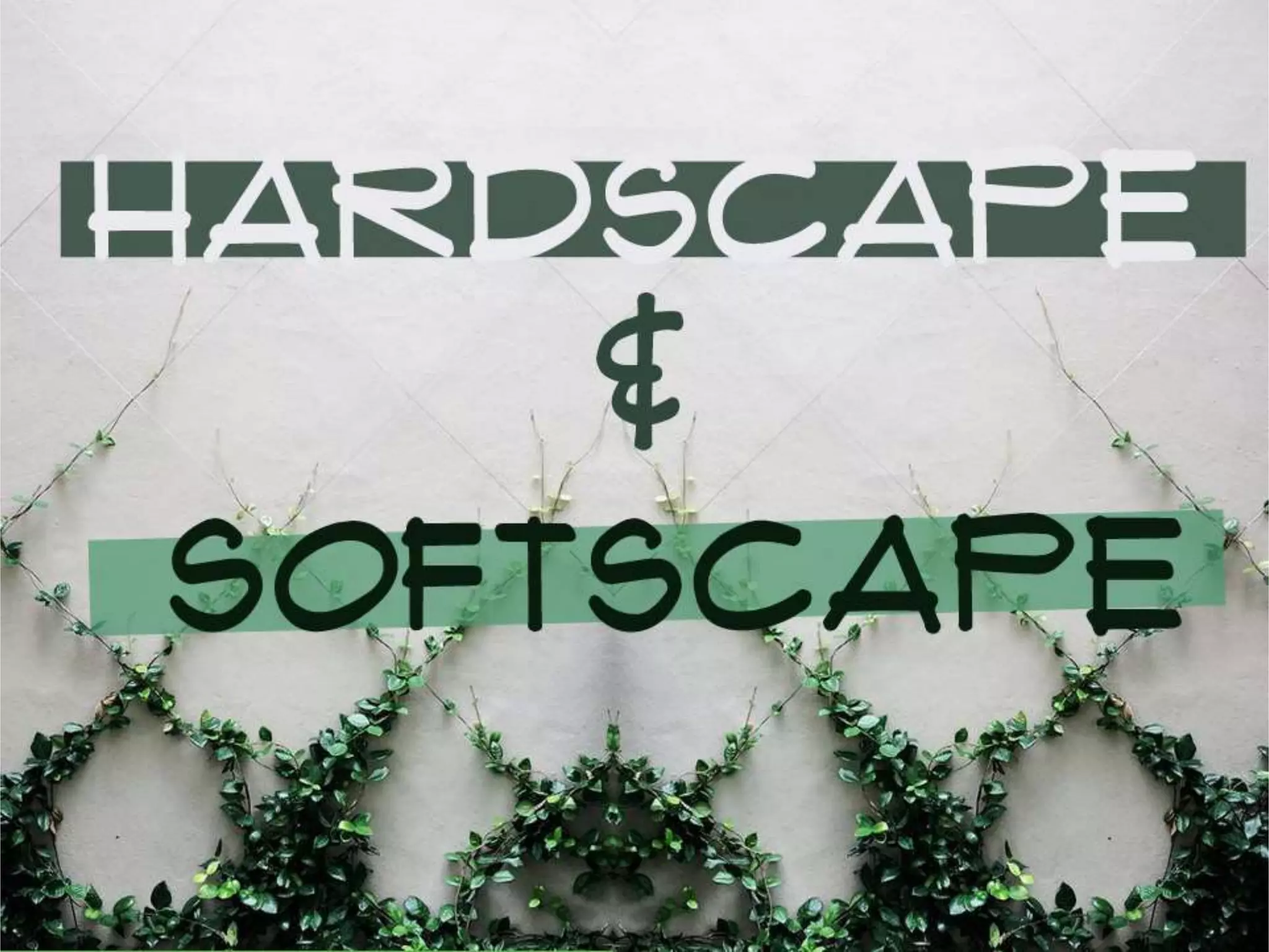 Hard & softscape