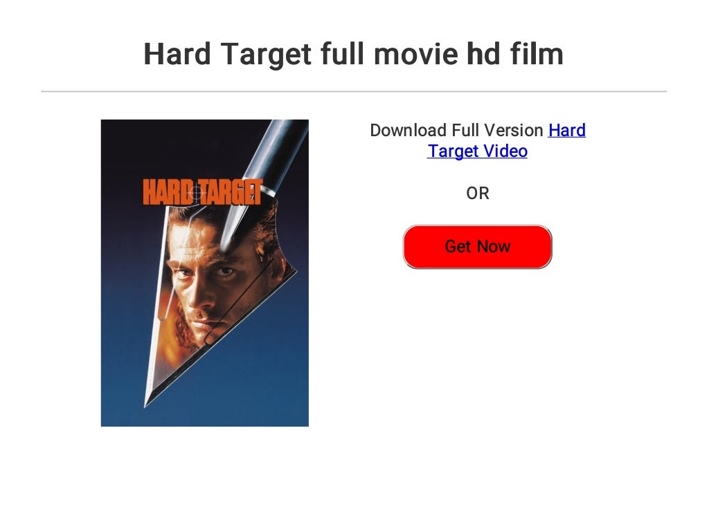 Hard Target full movie hd film