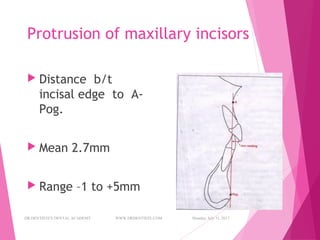 HARD TISSUE CEPHALOMETRIC ANALYSIS | PPT