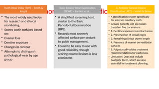 Tooth Index hard tissue tooth loss etiology managment and prevention -sana.pptx