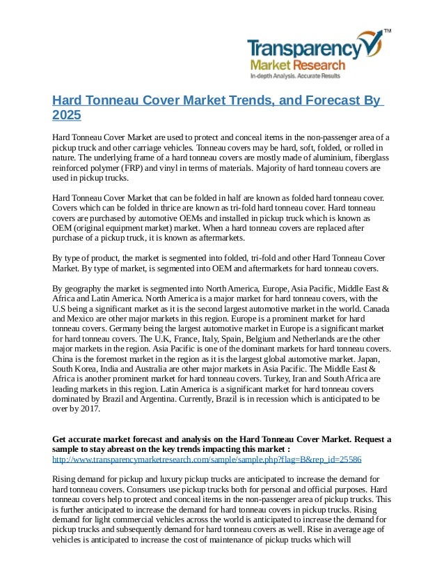 Hard Tonneau Cover Market