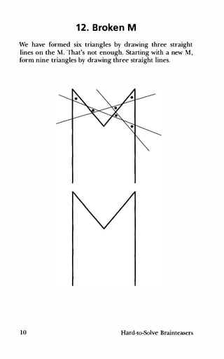 Hard To Solve Brain Teasers Hard To Solve Brain Teasers