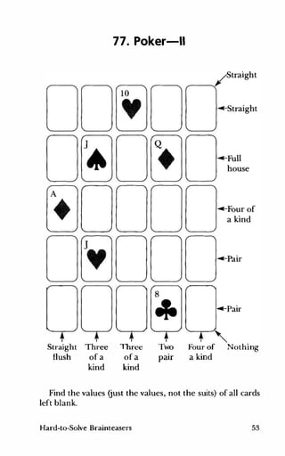 Hard To Solve Brain Teasers Hard To Solve Brain Teasers